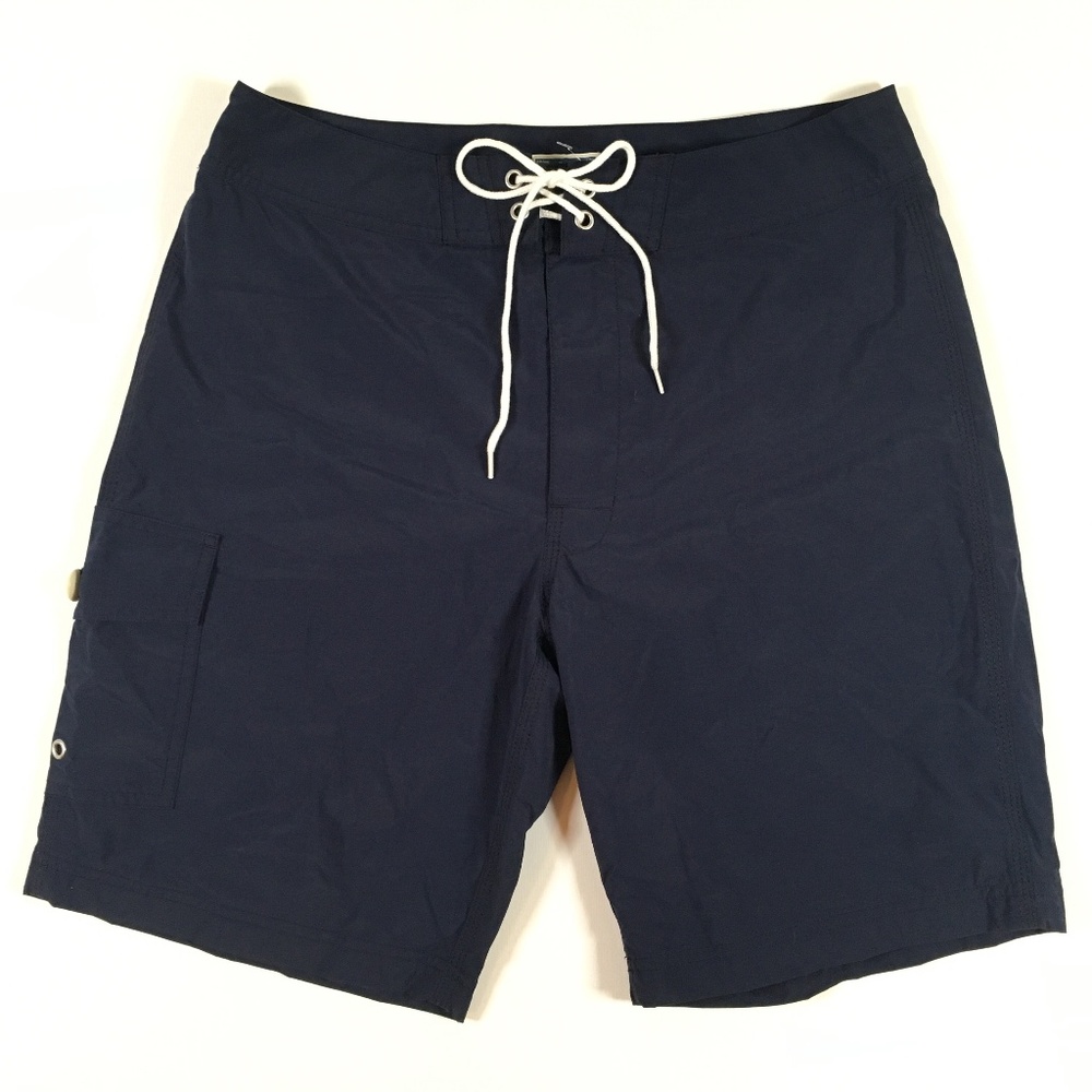 J. Crew 9' Solid Board Shorts Navy Blue 29